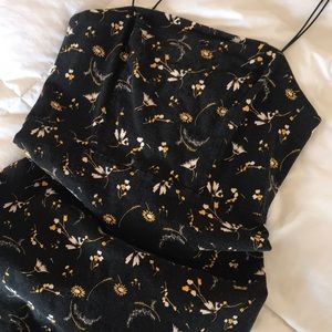 Urban Outfitters Sunflower Print Mini Dress